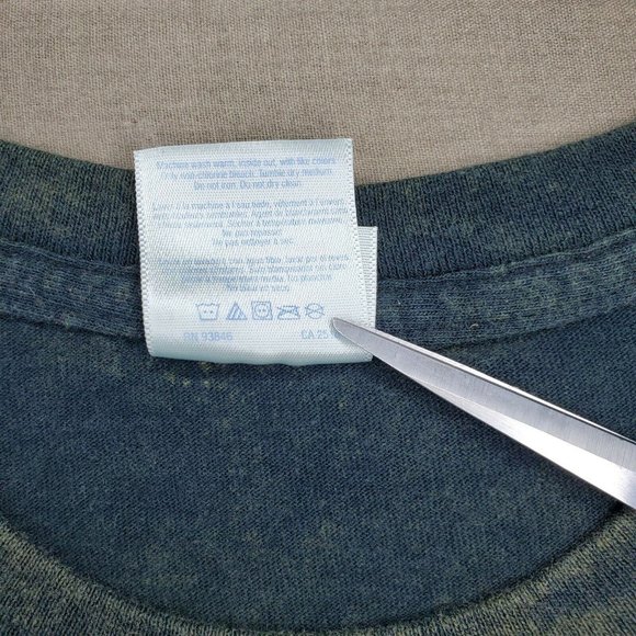 Gildan Ultra Cotton Large Cape Fear 1585 North Carolina Skull Graphics T Shirt - Picture 11 of 11